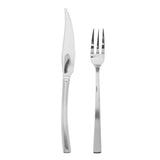 Eetrite 12 Piece Newport Steak Set In Silver