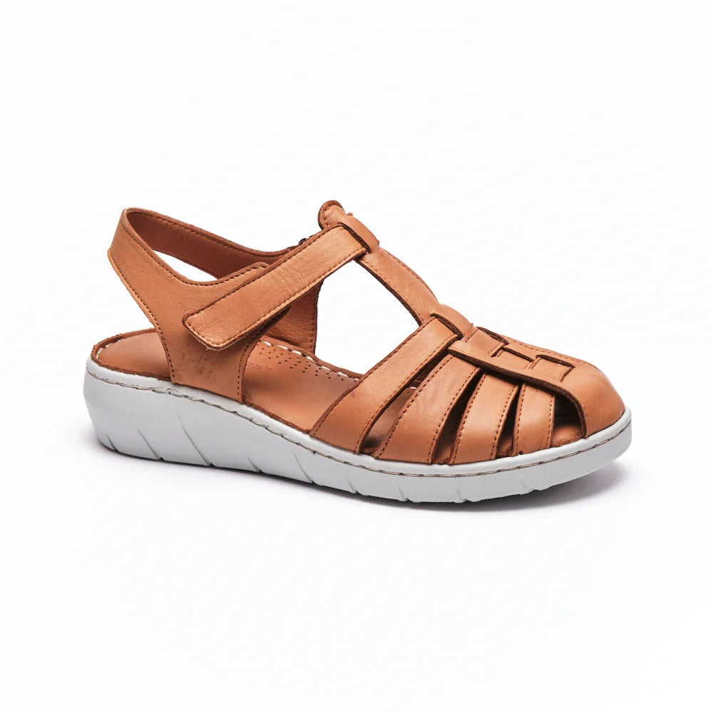 Hush Puppies Ladies Shilah Chrome Sandals In Tan