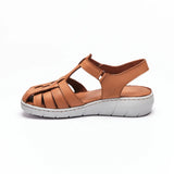 Hush Puppies Ladies Shilah Chrome Sandals In Tan