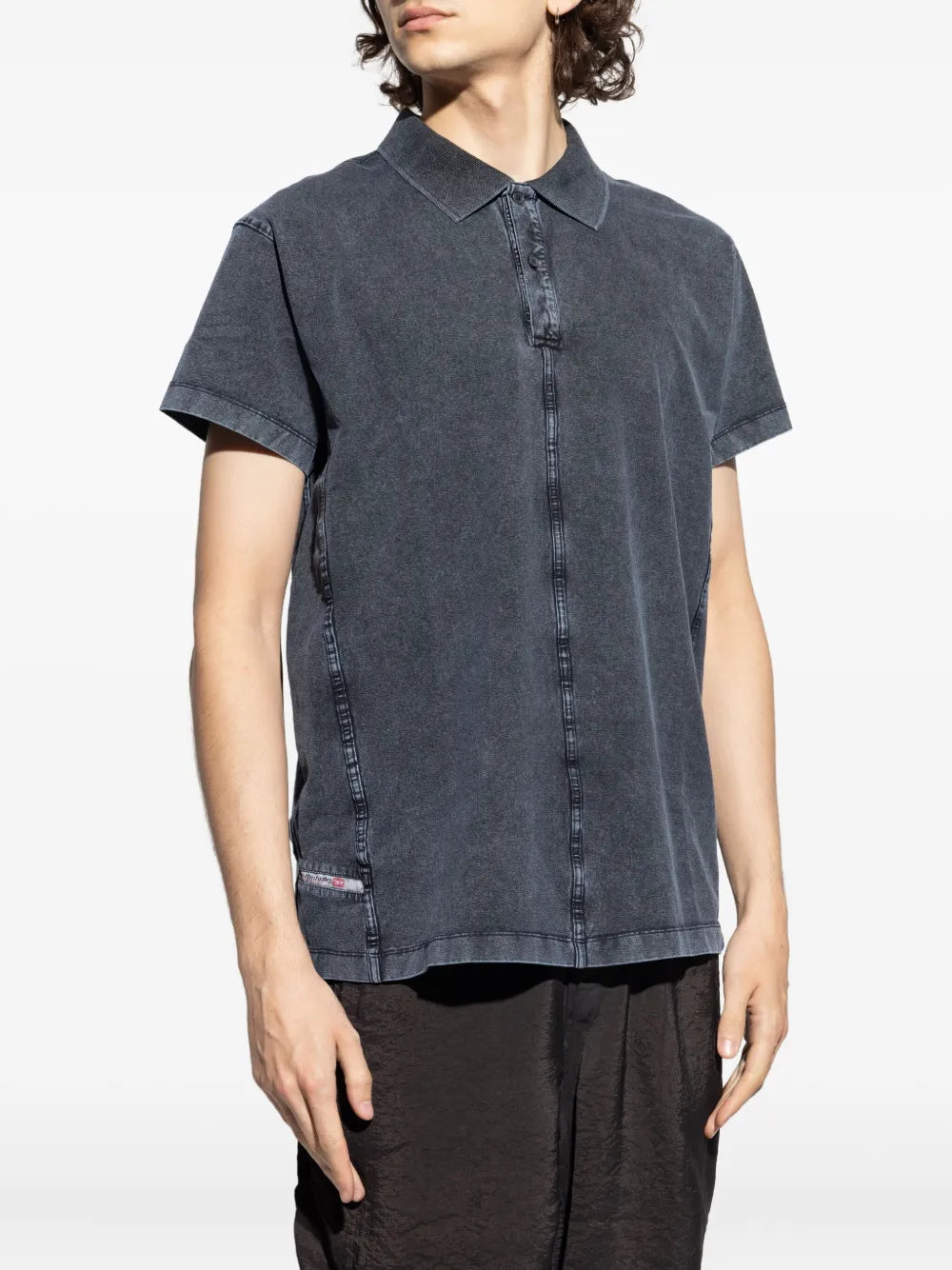 Diesel M T Nomely Polo Shirt Polos Charcoal