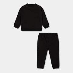 Calvin Klein Unisex Monogram Sweatshirt And Trackpant Set In Black