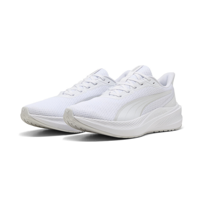 Puma Unisex Dasher Lite Shoes In White & Grey