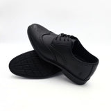 Hush Puppies Mens Alaric Leather Shoes In Black