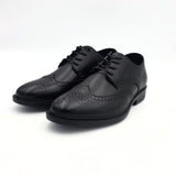 Hush Puppies Mens Alaric Leather Shoes In Black