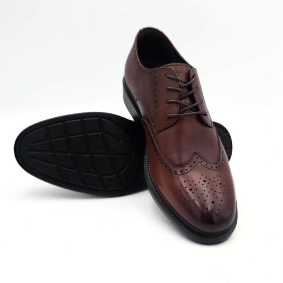 Hush Puppies Mens Alaric Leather Shoes In Tan