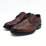 Hush Puppies Mens Alaric Leather Shoes In Tan
