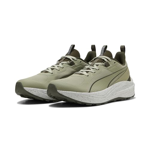 Puma Mens Flare Pro Trail Sneakers In Dark Olive/Lux Army/Dust