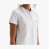 Polo Women's Margot Small Pony Stretch Short Sleeve Golfer In White