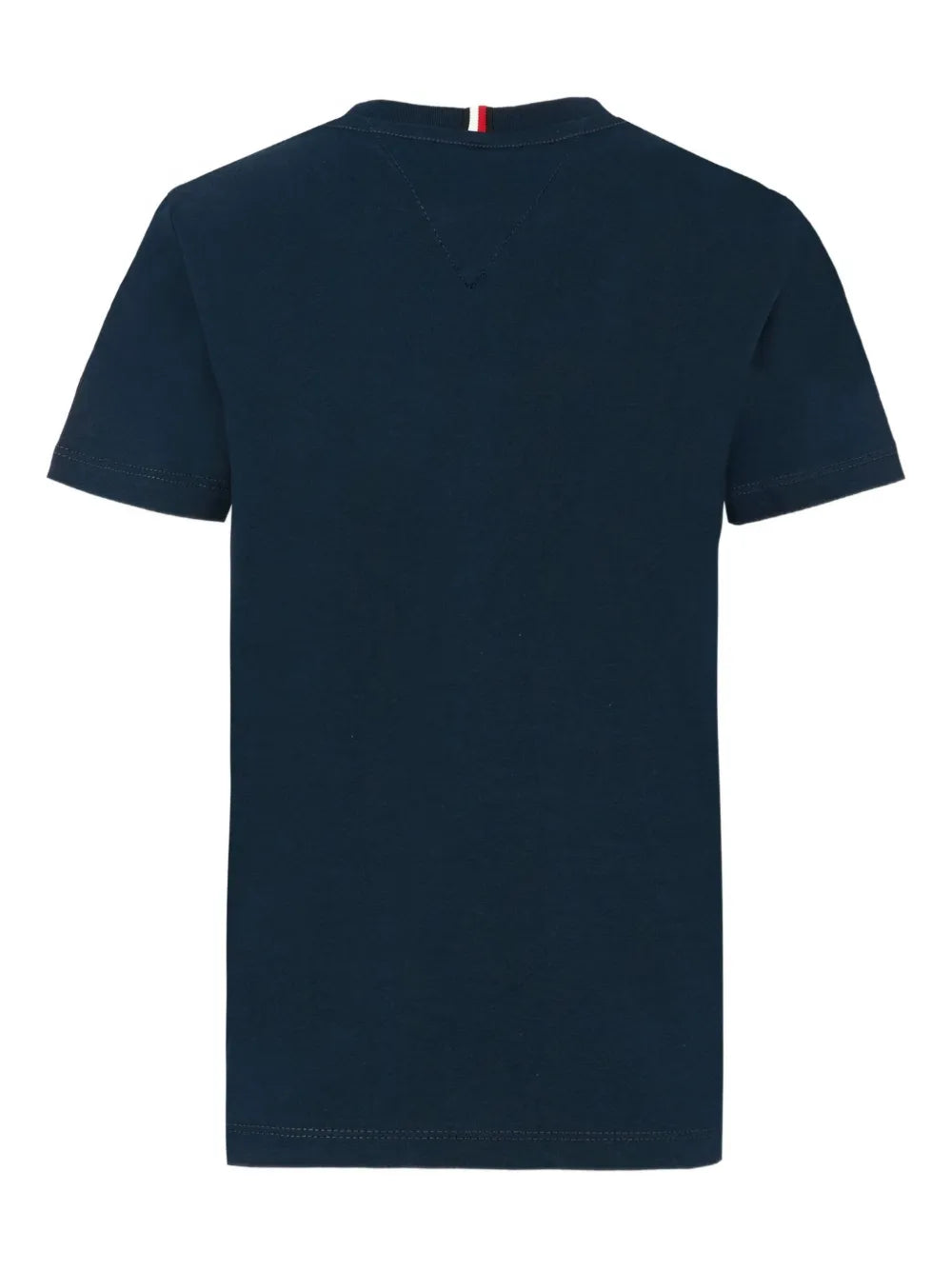 Tommy Hilfiger Boys Script Flag Print T-Shirt In Navy