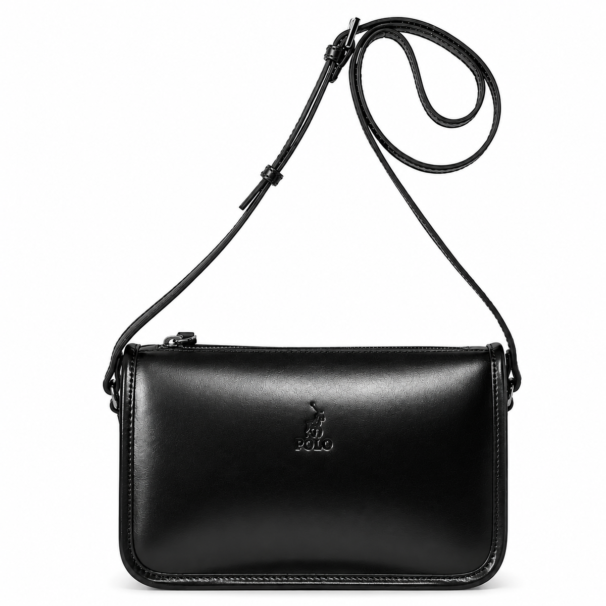Polo Womens Newport Crossbody Bag In Black