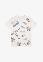 Jordan Girls Throwback T-shirt In White