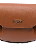 Guess Amorrete Flap Crosbody Bag In Cognac