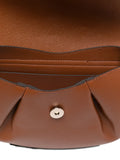 Guess Amorrete Flap Crosbody Bag In Cognac