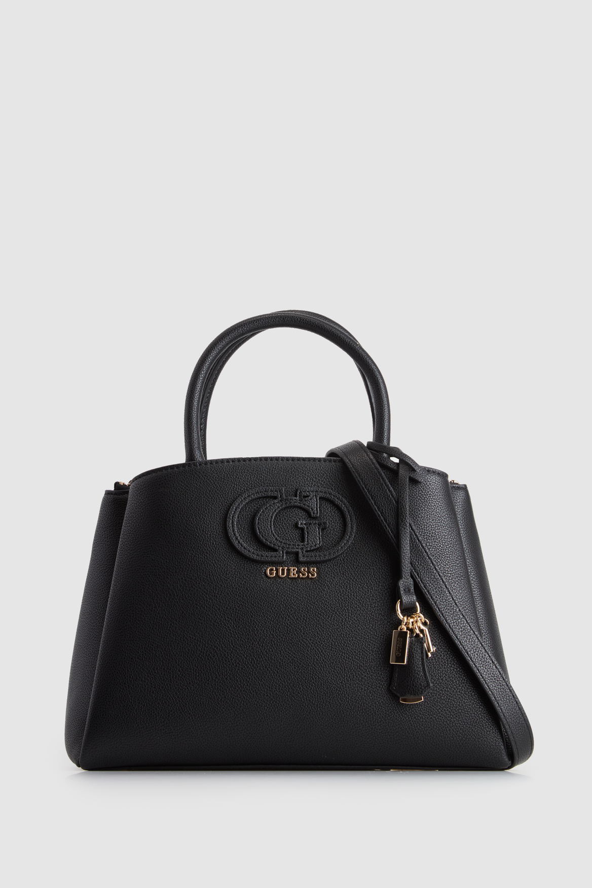 Guess Isola Multi Compartment Black Satchel