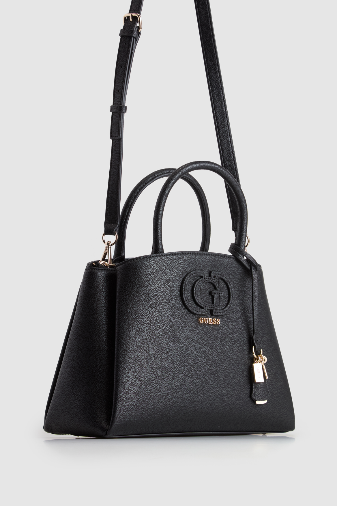 Guess Isola Multi Compartment Black Satchel