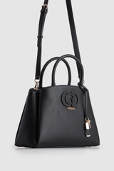 Guess Isola Multi Compartment Black Satchel