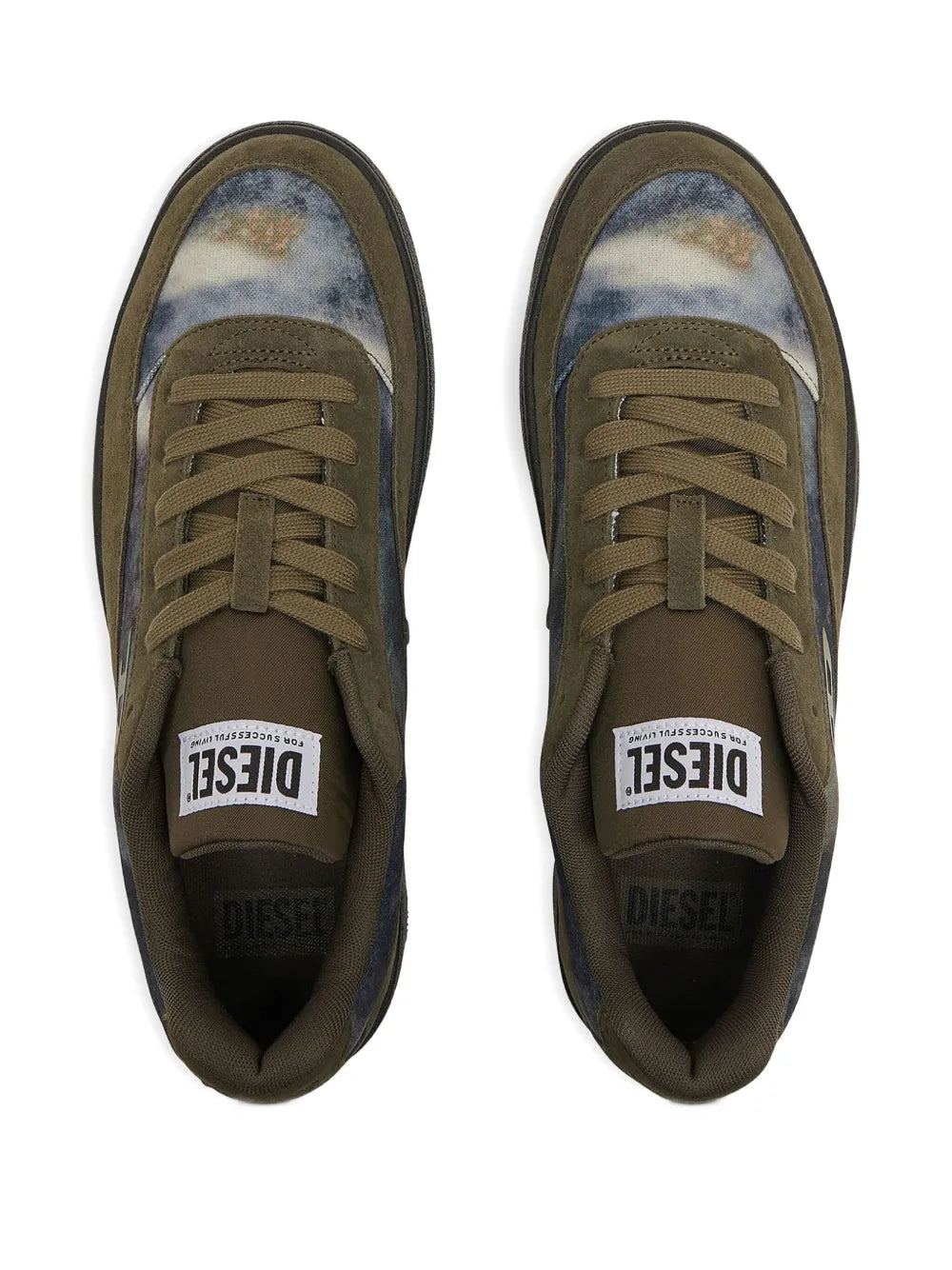 Diesel Mens M-Tracker-D Low Sneakers In Camouflage