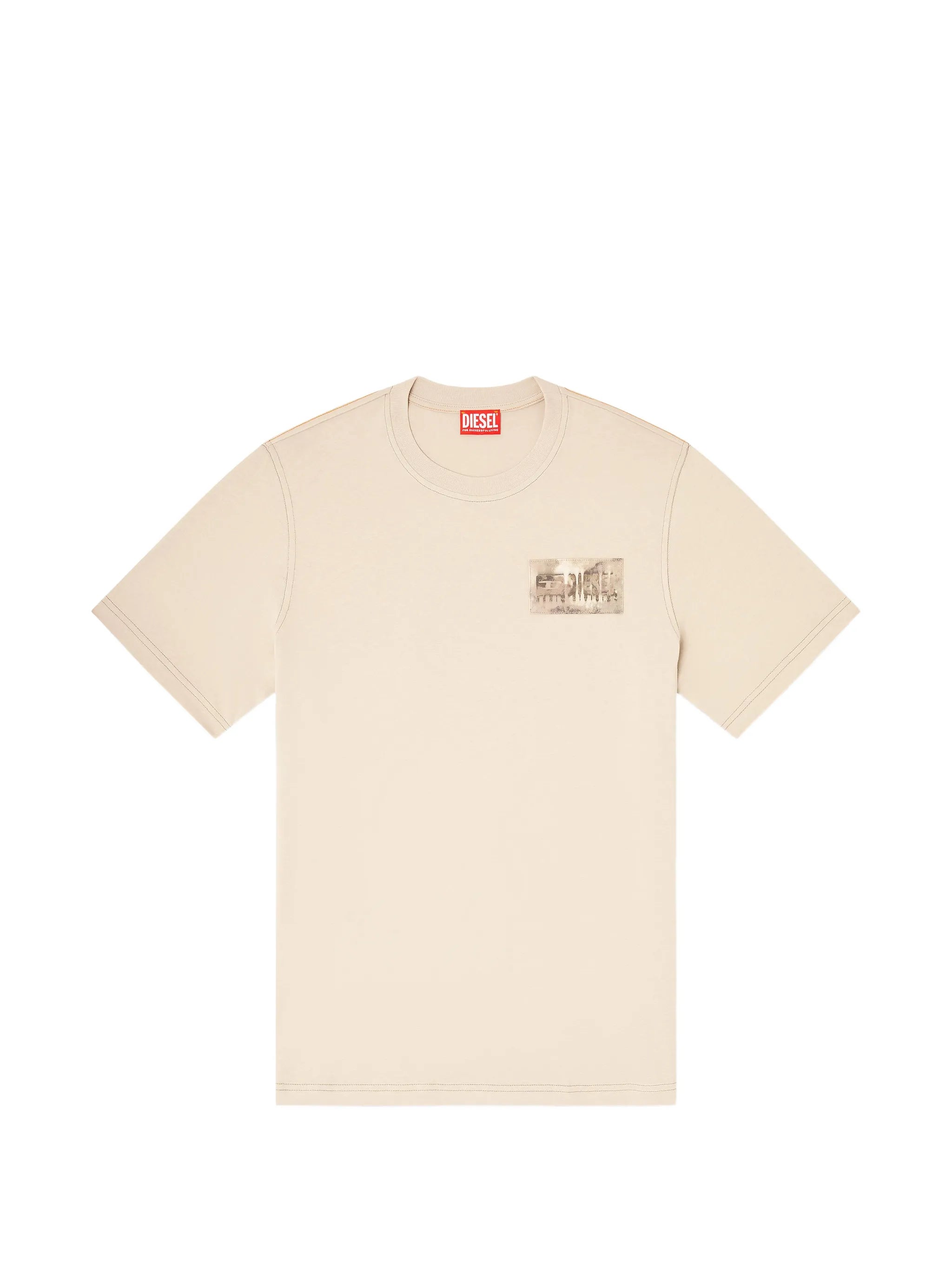 Diesel Mens T-Adjust-V4 T-Shirt In Stone