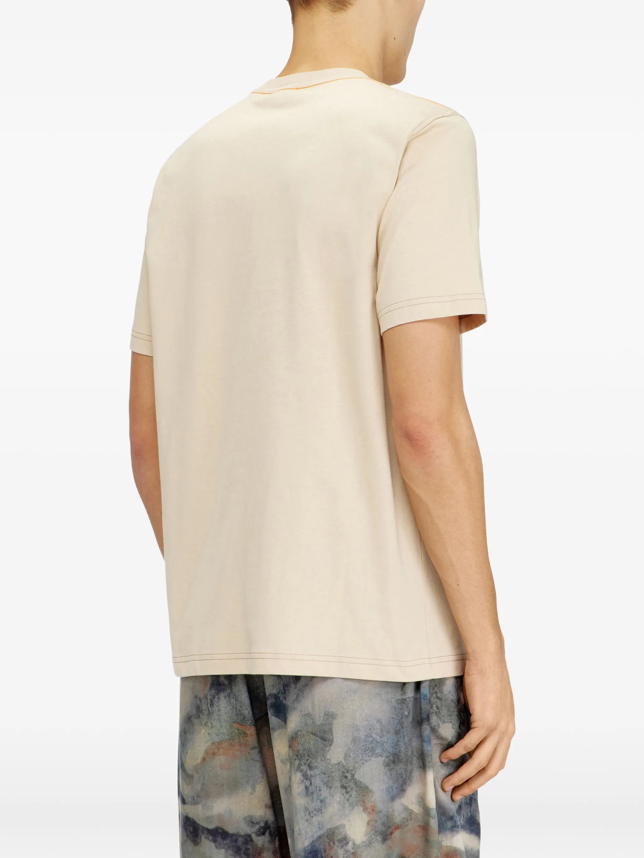 Diesel Mens T-Adjust-V4 T-Shirt In Stone