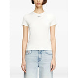 Diesel Ladies T-Uncutieslong-Od T-Shirt In White