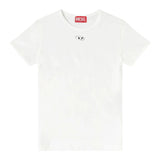 Diesel Ladies T-Uncutieslong-Od T-Shirt In White