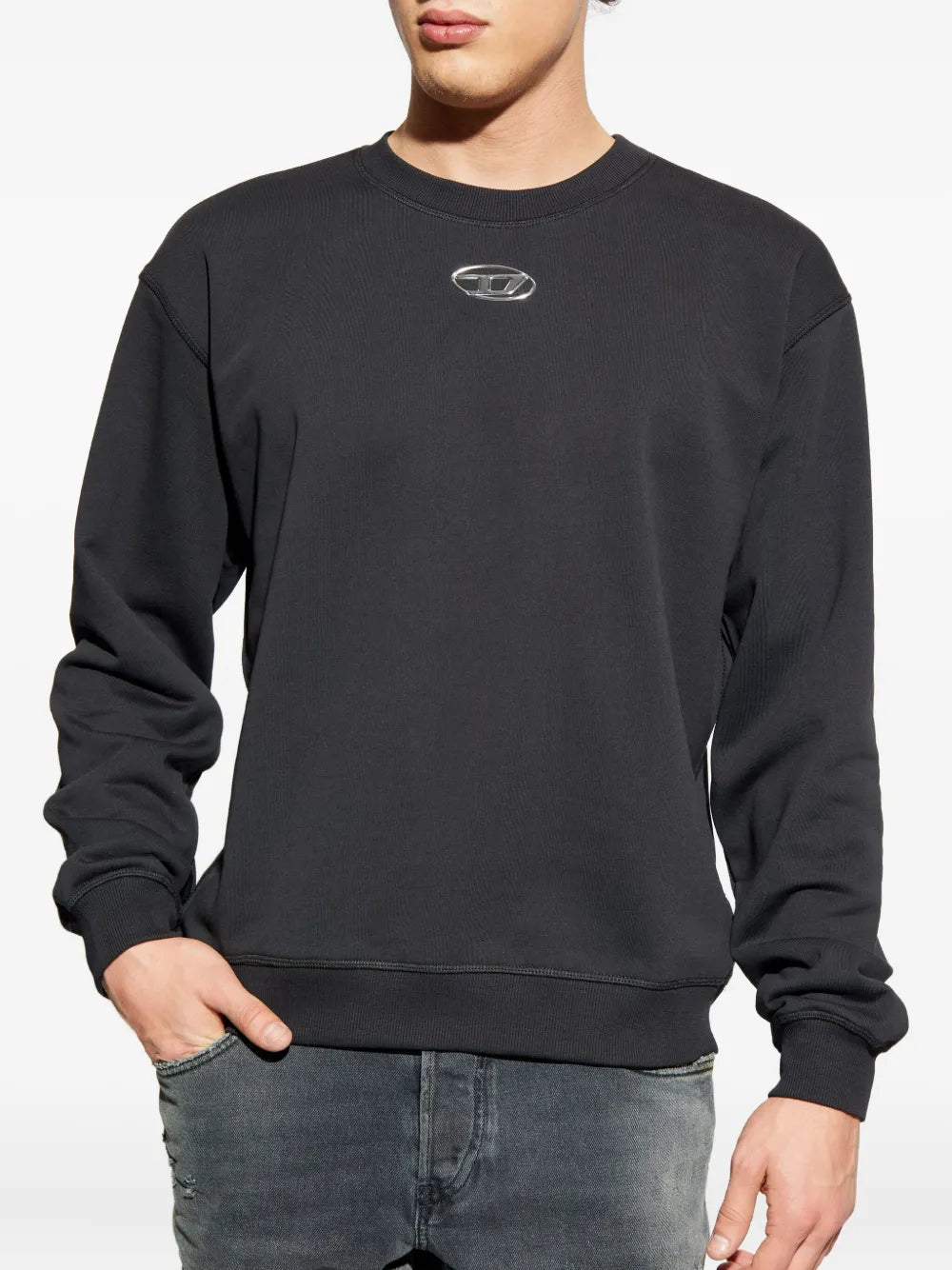 Diesel Mens Norm V1 Sweatshirt In Black