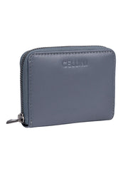 Cellini Diva Tuscany Mini Zip Around Purse Grey