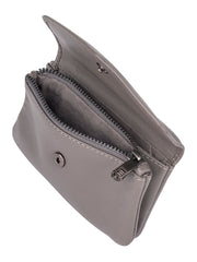 Cellini Diva Tuscany Mini Flap Over Purse Grey