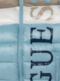 Guess Boys Padded Puffer Jacket In Blue