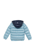 Guess Boys Hooded Padded Long Sleeve Puffer In Blue
