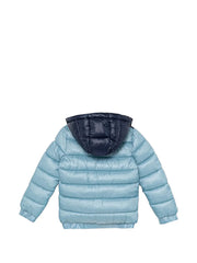 Guess Boys Hooded Padded Long Sleeve Puffer In Blue