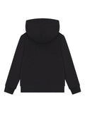 Calvin Klein Unisex Small Monogram Hoodie In Black