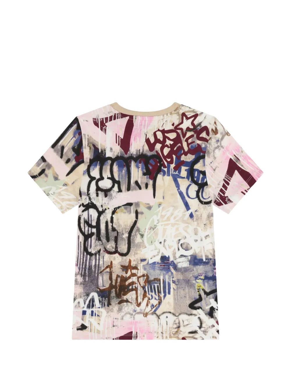 Guess Boys T-Shirt In Stone Multi