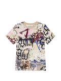 Guess Boys T-Shirt In Stone Multi