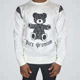 Pure Premium White Angela Sweater
