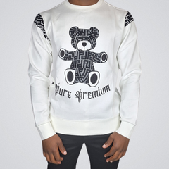 Pure Premium White Angela Sweater