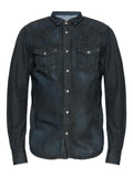 Diesel Mens D-Vega T-Shirt Top In Black Blue
