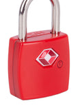 Cellini Travel Essential Tsa Padlock Set In Red Assorted