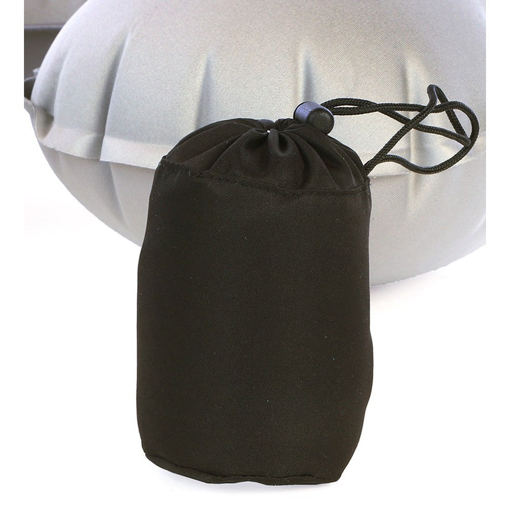 Cellini Accessories Inflateable Travel Pillow In Grey