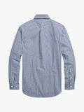 Polo Mens Long Sleeve Small Check Shirt In Navy & White
