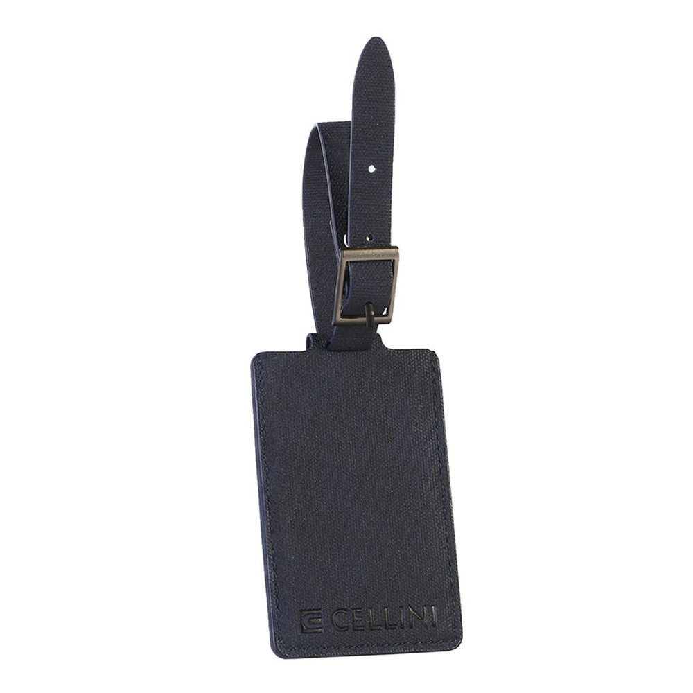 Cellini Accessories Pu Luggage Label In Black