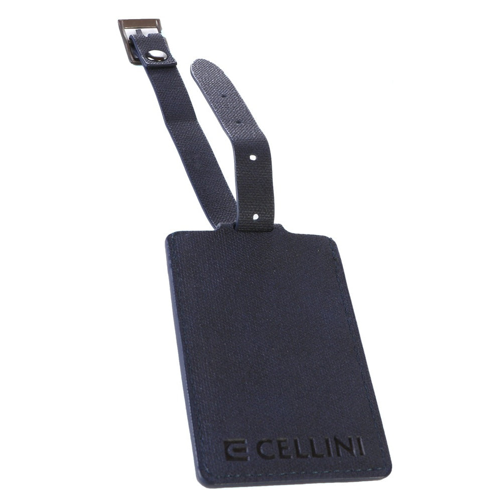 Cellini Accessories Pu Luggage Label In Black