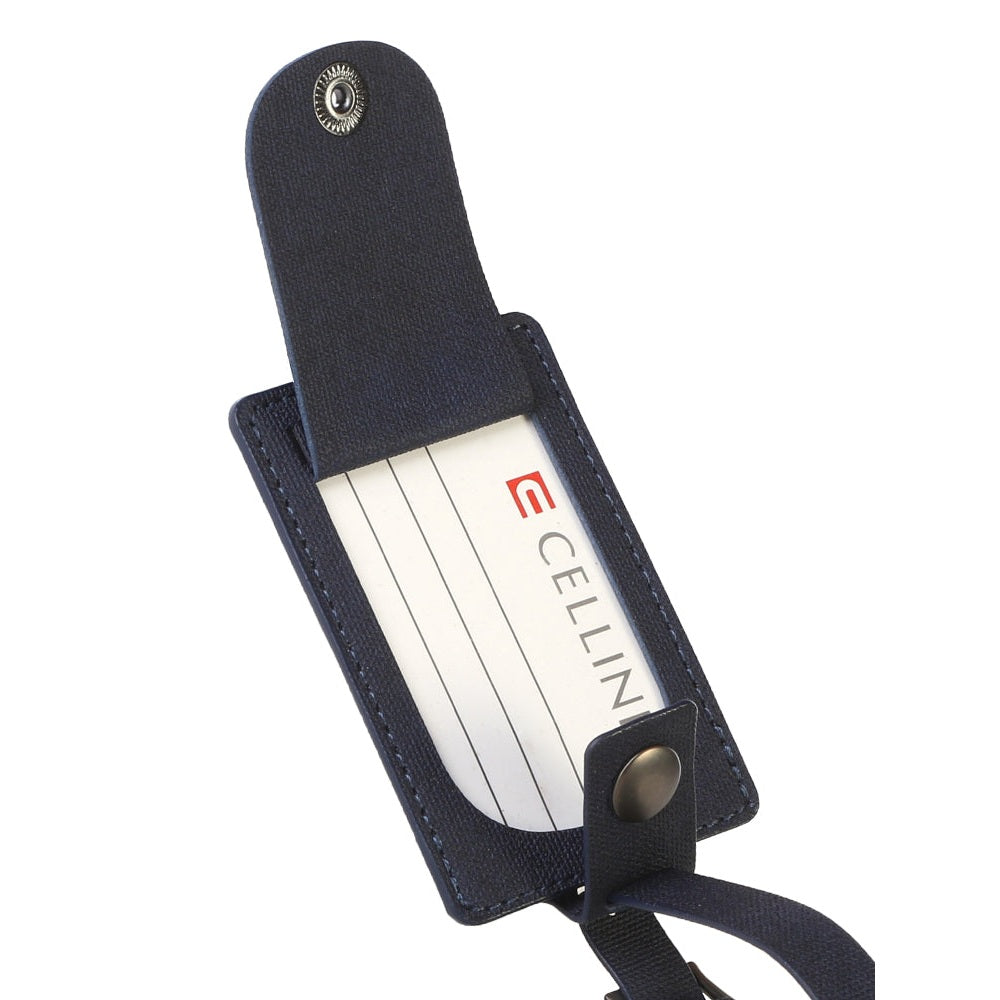 Cellini Accessories Pu Luggage Label In Black