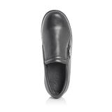 Green Cross Womens Flat Zip Up Walkers Shoes In Black