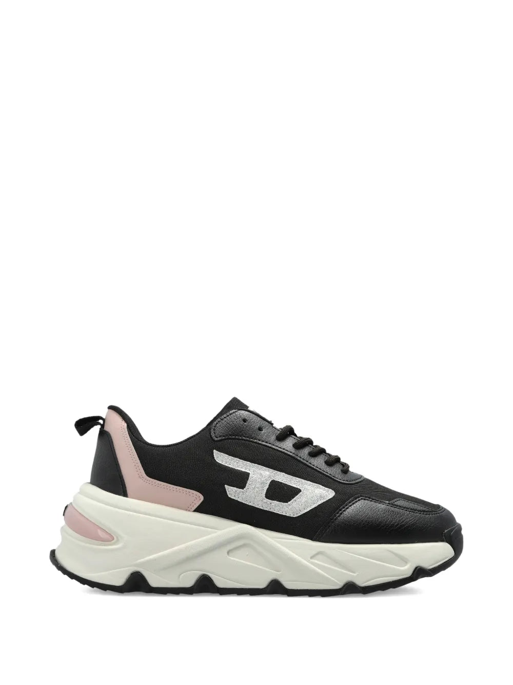 Diesel Womens Savannah Tulu Shoes In Black & White