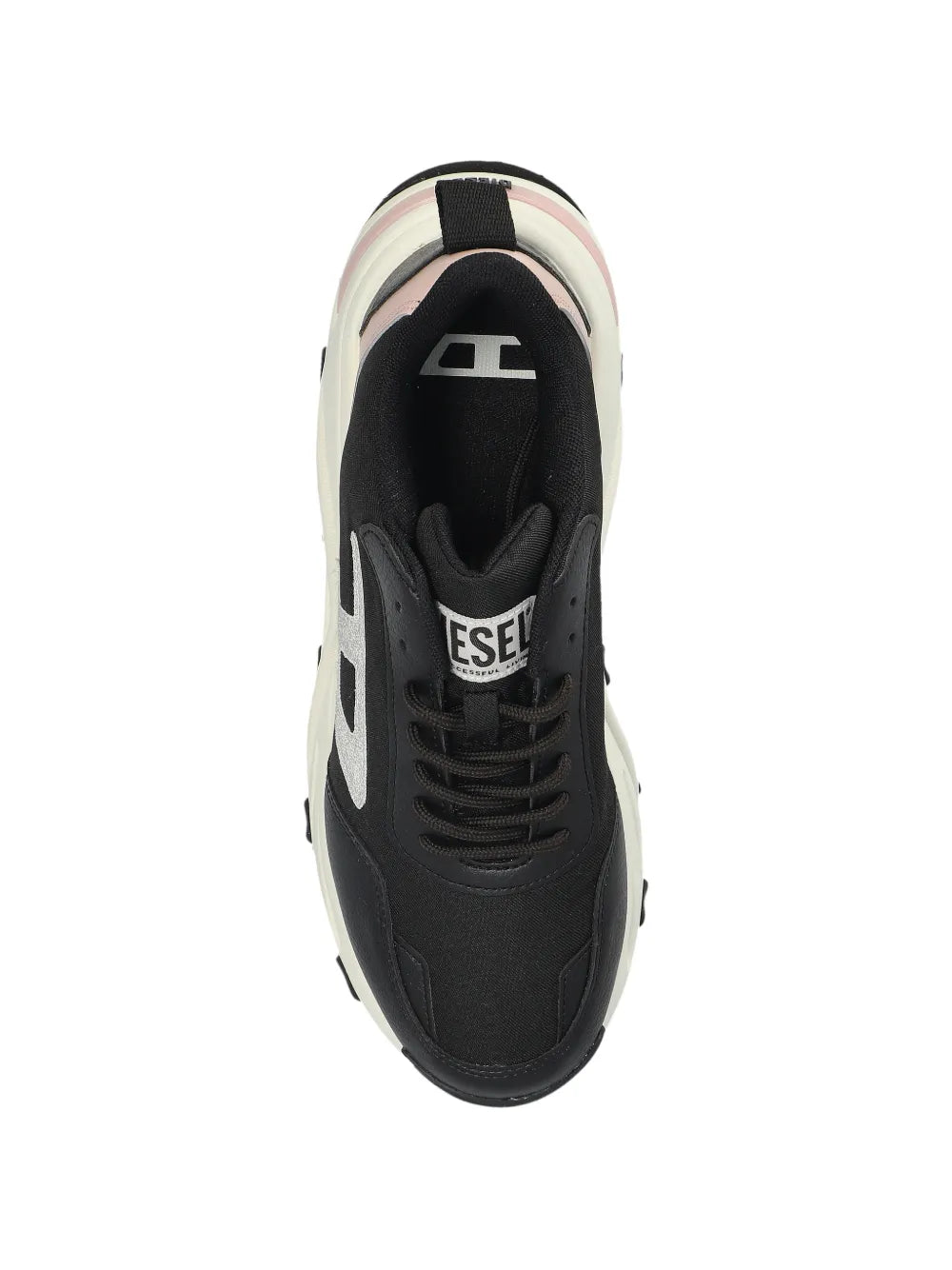 Diesel Womens Savannah Tulu Shoes In Black & White