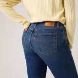 Levis Womens 501 Curve Lightweight Jeans Dark Indigo