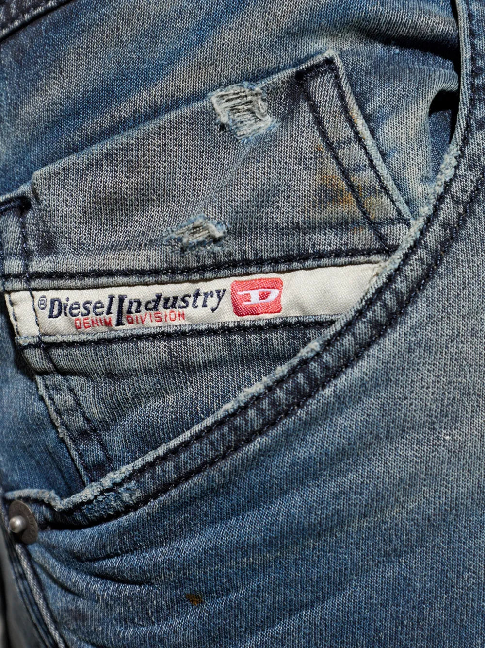 Dieel Mens E Krooley Joggers in Denim