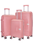 Cellini Trio 3Pc Luggage Set Rose Gold