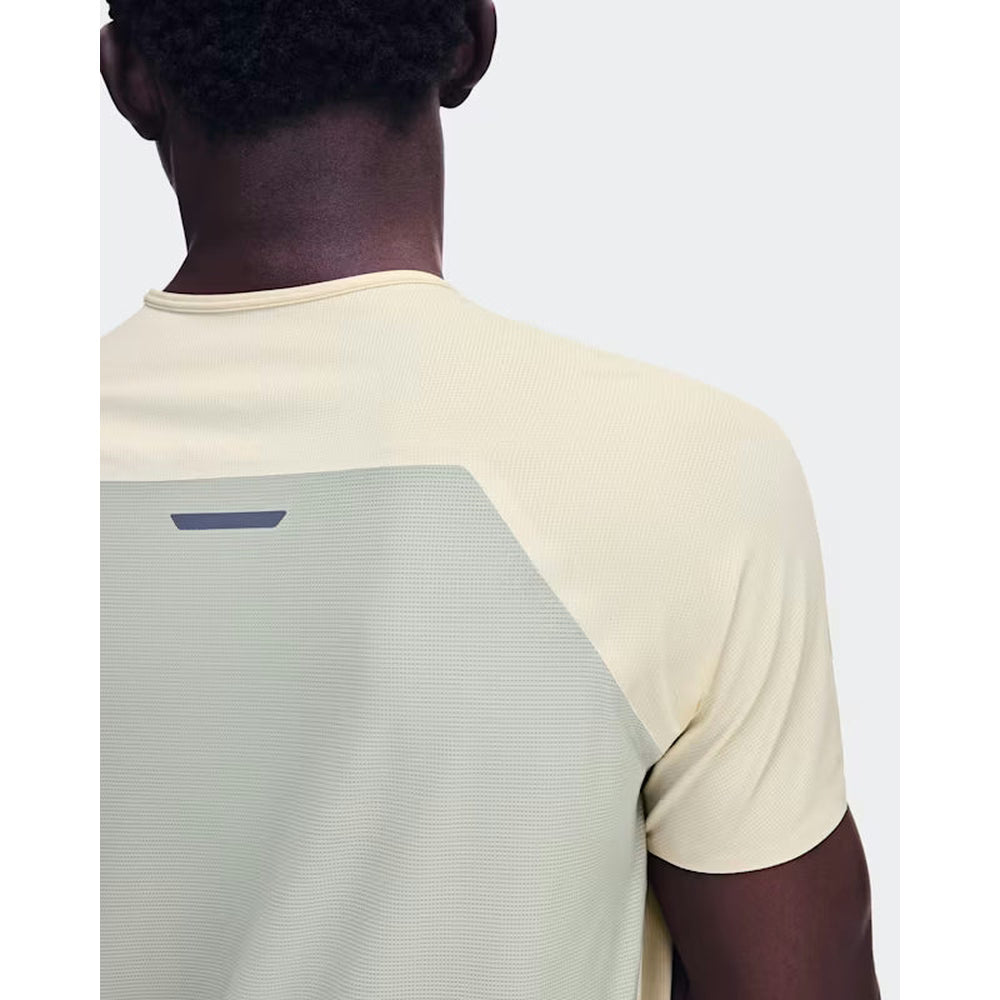 On Mens Performance Short Sleeves T-Shirt In Hare/Brume